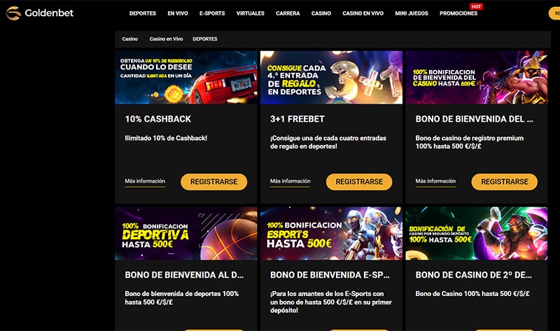 Ofertas de Cashback para Jugadores en España