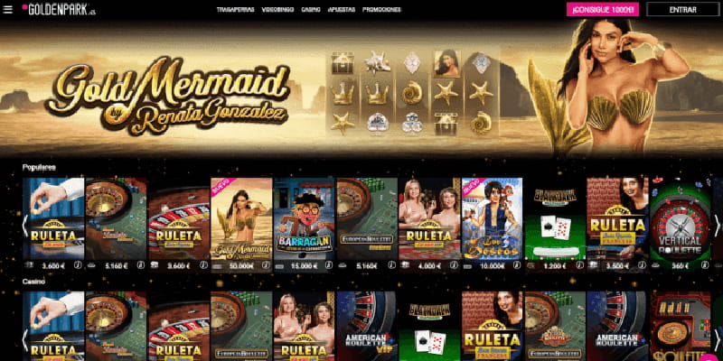GoldenPark Casino pagina principal