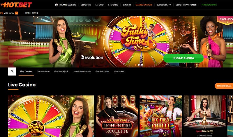 Hotbet Casino en Vivo