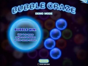 Información para jugar y ganar en la Bubble Craze