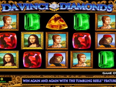 Da Vinci Diamonds Slot el juego de IGT.