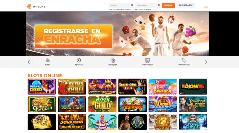 Enracha Casino juegos