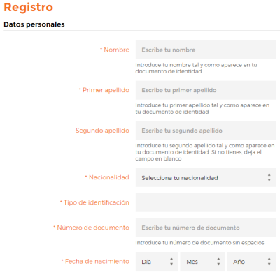 Registrarse en enracha casino online