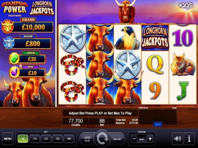 Longhorn Jackpots Slot el juego de AGS.