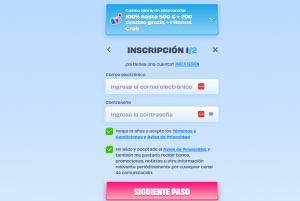 Luckygem casino proceso de registro