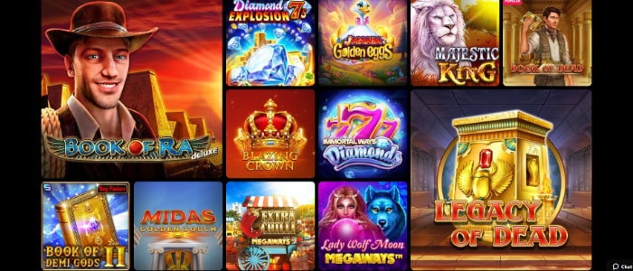 PalmSlots casino juegos