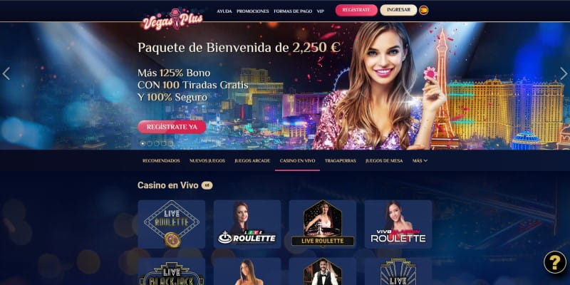 VegasPlus Casino en Vivo
