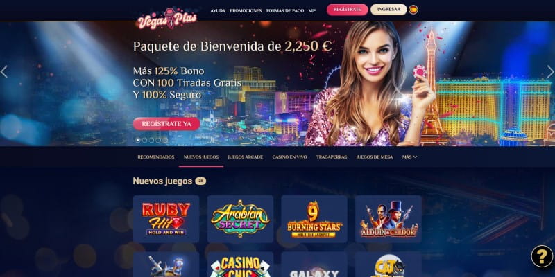 VegasPlus Casino Tragaperras