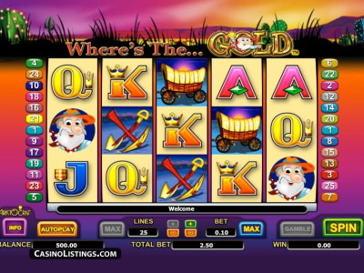 Where's the gold el juego de Aristocrat