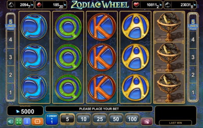 Zodiac Wheel características